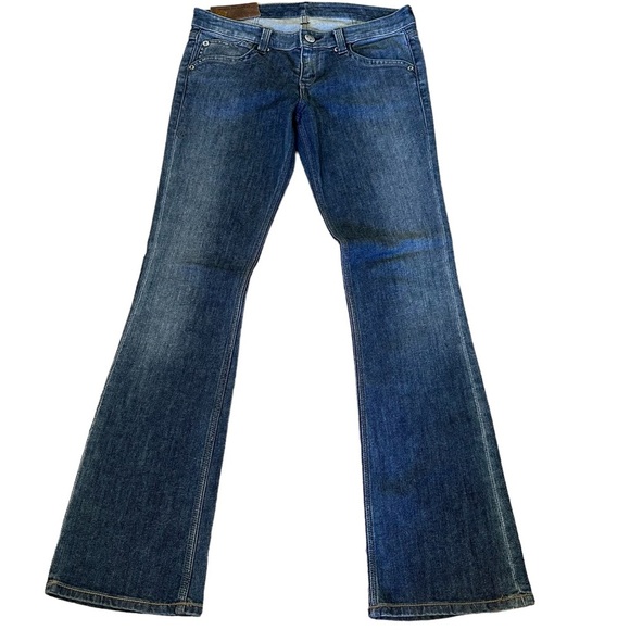 House of Dereon Women’s Y2K Vintage Wide Leg Jeans Blue Size 30/30 - Picture 11 of 12